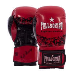 Guantes de Boxeo FullBoxing Rojo 10 oz Brookling