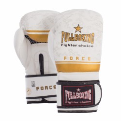 Guantes de Boxeo FullBoxing Blanco 10 oz Force