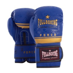 Guantes de Boxeo FullBoxing Azul 10 oz Force