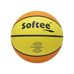 Balón Baloncesto Softee 'Nylon' Amarillo/Naranja 3