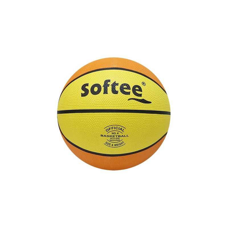 Balón Baloncesto Nylon Softee Astra Negro/Plata 6|Balon baloncesto