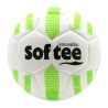 Balón Fútbol Híbrido Softee Max Blanco/Verde Fluor Fútbol 11|Balon futbol