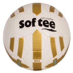 Balón Fútbol Híbrido Softee Max Blanco/Oro Fútbol 11