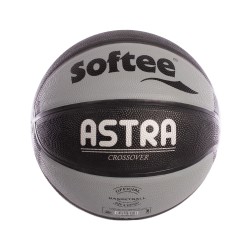 Balón Baloncesto Nylon Softee Astra Negro/Plata 5