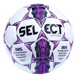 Balón Fútbol Select Diamond Violeta/Blanco 3