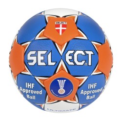 Balón Balonmano Select Ultimate 13/37 Azul/Naranja/Blanco 3