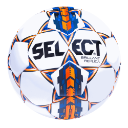 Balón Fútbol Select Brillant Rep 3 12/37 Blanco/Naranja 3