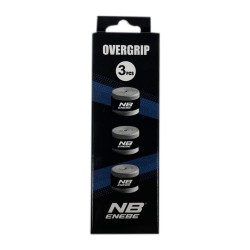 Pack 3 Overgrips Lisos Enebe Negro Única