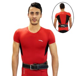 Cinturon Softee Fitness Cuero Negro L