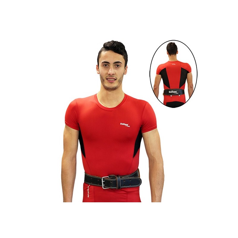 Cinturon Softee Fitness Cuero Marrón M