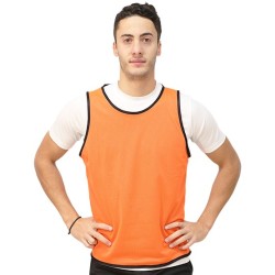 Peto Reversible Unisex Naranja/Negro Junior