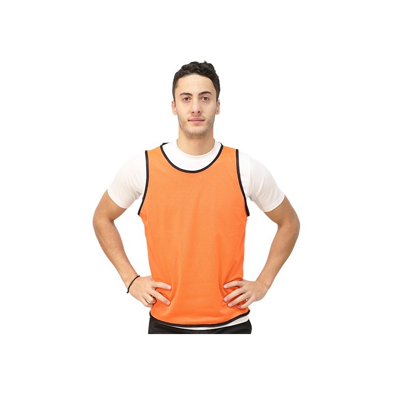 Peto Reversible Unisex Naranja/Negro Senior