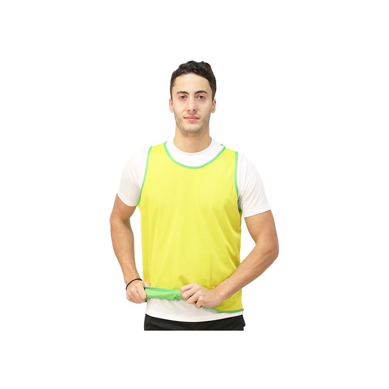 Peto Reversible Unisex Verde/Amarillo Senior