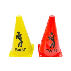 Cono Training Twist Amarillo 23 Cm