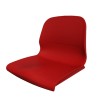 Asiento Pvc Con Respaldo Spark Cr M4 Rojo|Banquillos