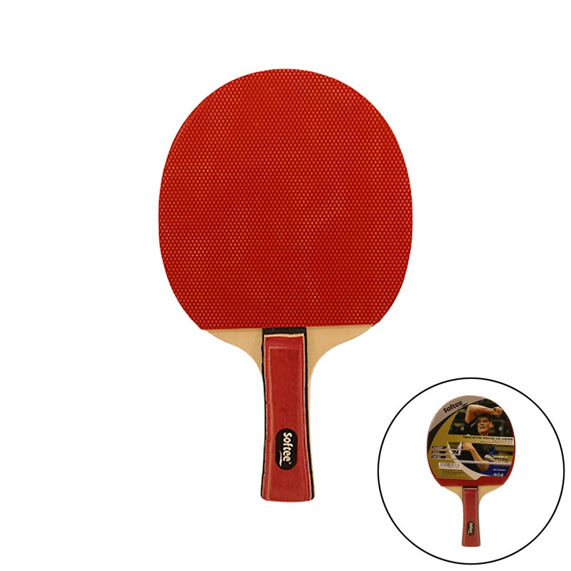 Raqueta De Tenis De Mesa Bambú Naranja|Palas Ping Pong