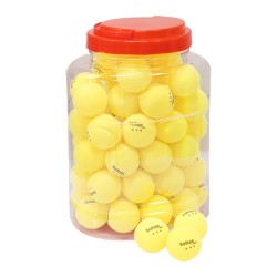 Tarro 60 Pelotas Tenis De Mesa Softee 40Mm Amarillo Flúor