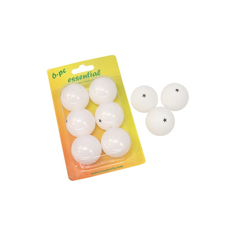 Tarro 60 Pelotas Tenis De Mesa Softee 40Mm Blanco|Pelotas de Ping Pong