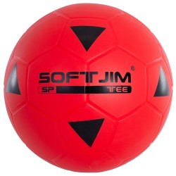 Pelota Multiuso Pvc Rojo/Negro 20 Cm