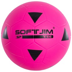 Pelota Multiuso Pvc Fucsia/Negro 20 Cm