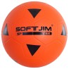 Pelota Multiuso Pvc Naranja Fluor/Negro 20 Cm