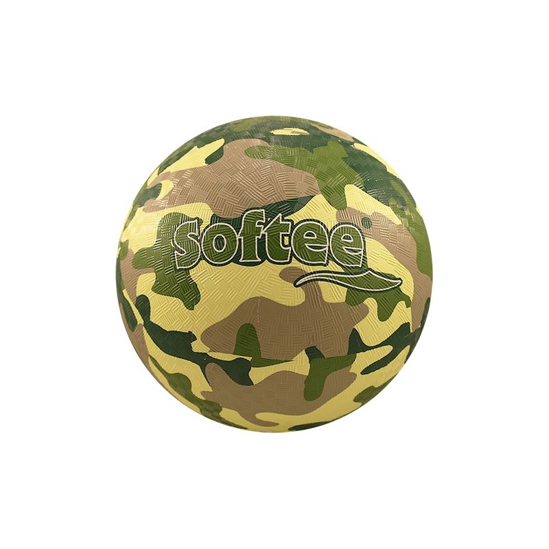 Pelota Caucho Softee Estampado Militar 240 Mm