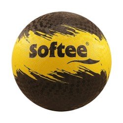 Pelota Caucho Softee Negro/Amarillo 240 Mm