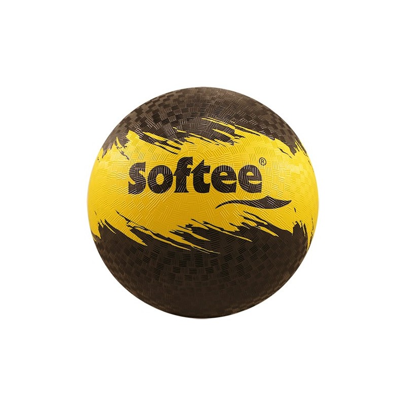 Pelota Caucho Softee Negro/Amarillo 240 Mm