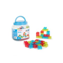 Juego de construcción Translucent Blocks 55 Pcs `+ 2 Años