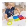 Aros Texturas Translucent Math Color Rings 2-5 Años