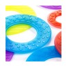 Aros Texturas Translucent Math Color Rings 2-5 Años