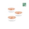 Porta Alimentos Vidrio Set 3 Naturround Bunny