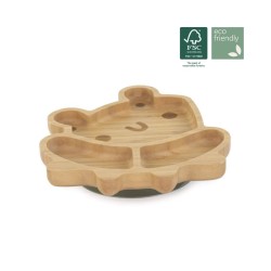 Bol y Cuchara Wooden Plate Frog Fsc 100% Departamento Alimentación Bebes Bol y Cuchara