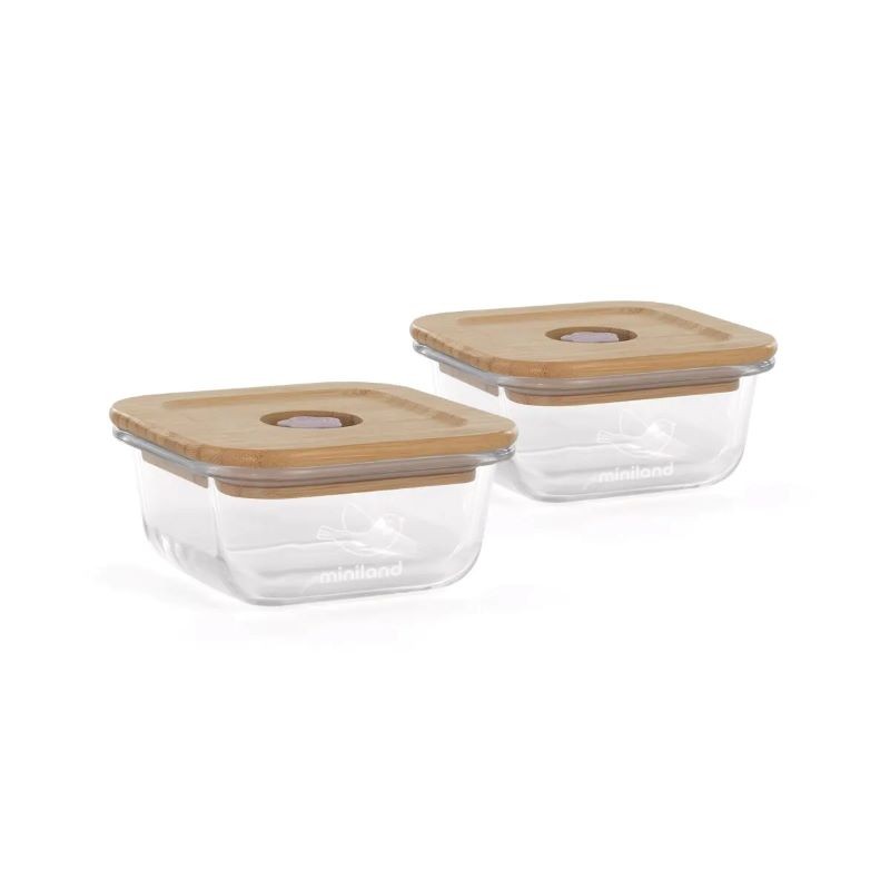 Porta Alimentos Set 2 Ecosquare Chick Fsc100%