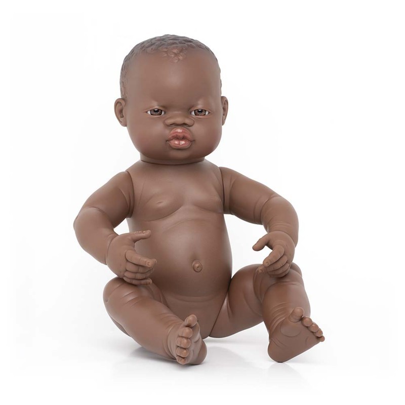 Muñeca Recién Nacida Africana 40 +10 Meses