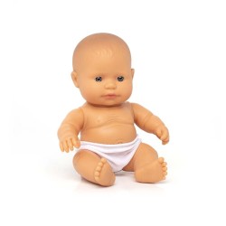 Muñeco Bebé Caucásico 21 Cm +10 Meses Muñecos Productos Muñeco duro