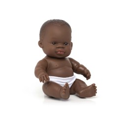 Muñeca Bebé Africana 21 Cm +10 Meses Muñecos Productos Muñeco duro