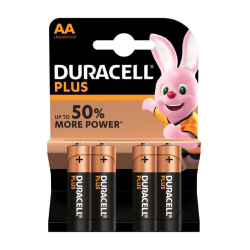 Pilas Alcalinas Duracell C Plus MN1500-LR06 4Ud Pilas Tipo Alcalina  Pilas Referencia AA