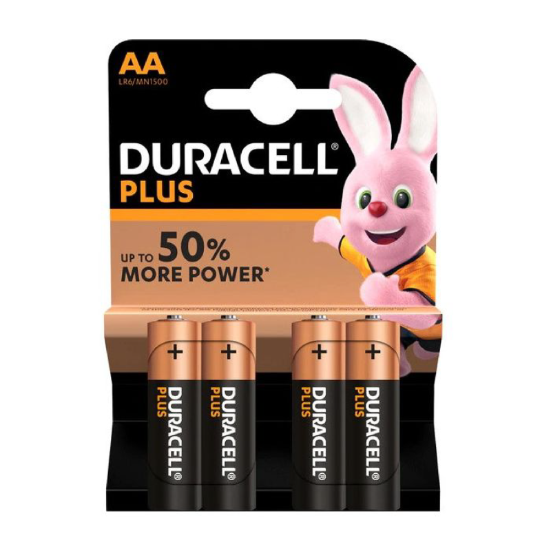 Pilas Alcalinas Duracell C Plus MN1500-LR06 4Ud