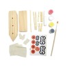 Juego didáctico crafts barco pirata madera