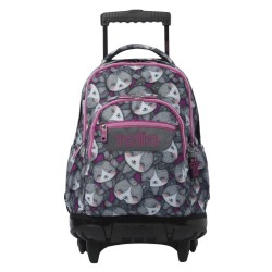Mochila Escolar Totto con Ruedas Chica Catty Tamaño Mochilas Mochila L Color Mochilas  Mochila Estampada Presentación Mochilas Mochila con Ruedas