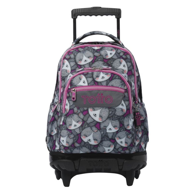 Mochila Escolar Totto con Ruedas Chica Catty