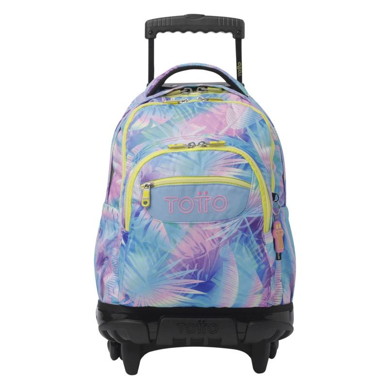 Mochila Totto Rue Bomper Renglones Purple