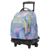 Mochila Totto Rue Bomper Renglones Purple