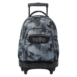 Mochila  Escolar Totto con Ruedas Bruma Gris Tamaño Mochilas Mochila L Color Mochilas  Mochila Estampada Presentación Mochilas Mochila con Ruedas