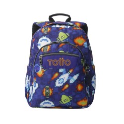 Mochila Totto Acuareles Cohetes Tamaño Mochilas Mochila M Color Mochilas  Mochila Estampada Presentación Mochilas Mochila sin Ruedas