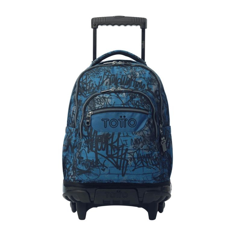 Mochila Escolar Totto con Ruedas Renglones Sign