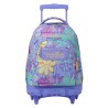 Mochila Escolar Totto con Ruedas Renglones Flowers