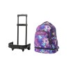 Mochila Escolar Totto con Ruedas Adaptable Tiza  Butterfly
