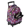Mochila Escolar Totto con Ruedas Renglones Comic